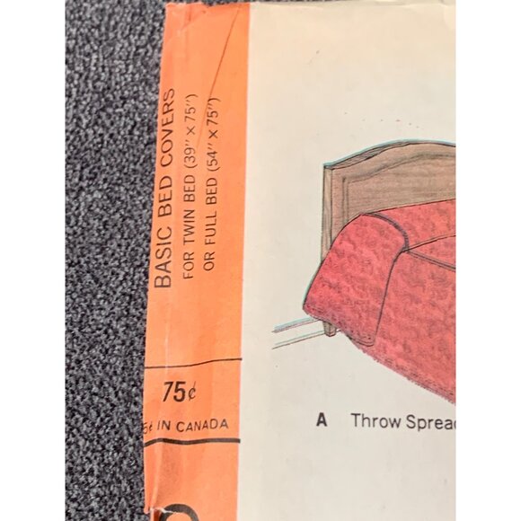 McCall's Bed Cover Spread Sewing Pattern 8686 - uncut - Picture 2 of 3